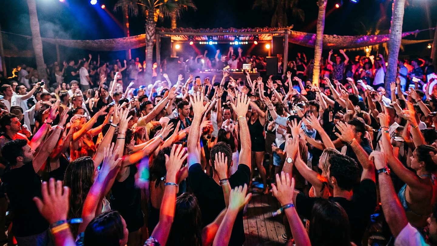 Clubnacht op Ibiza
