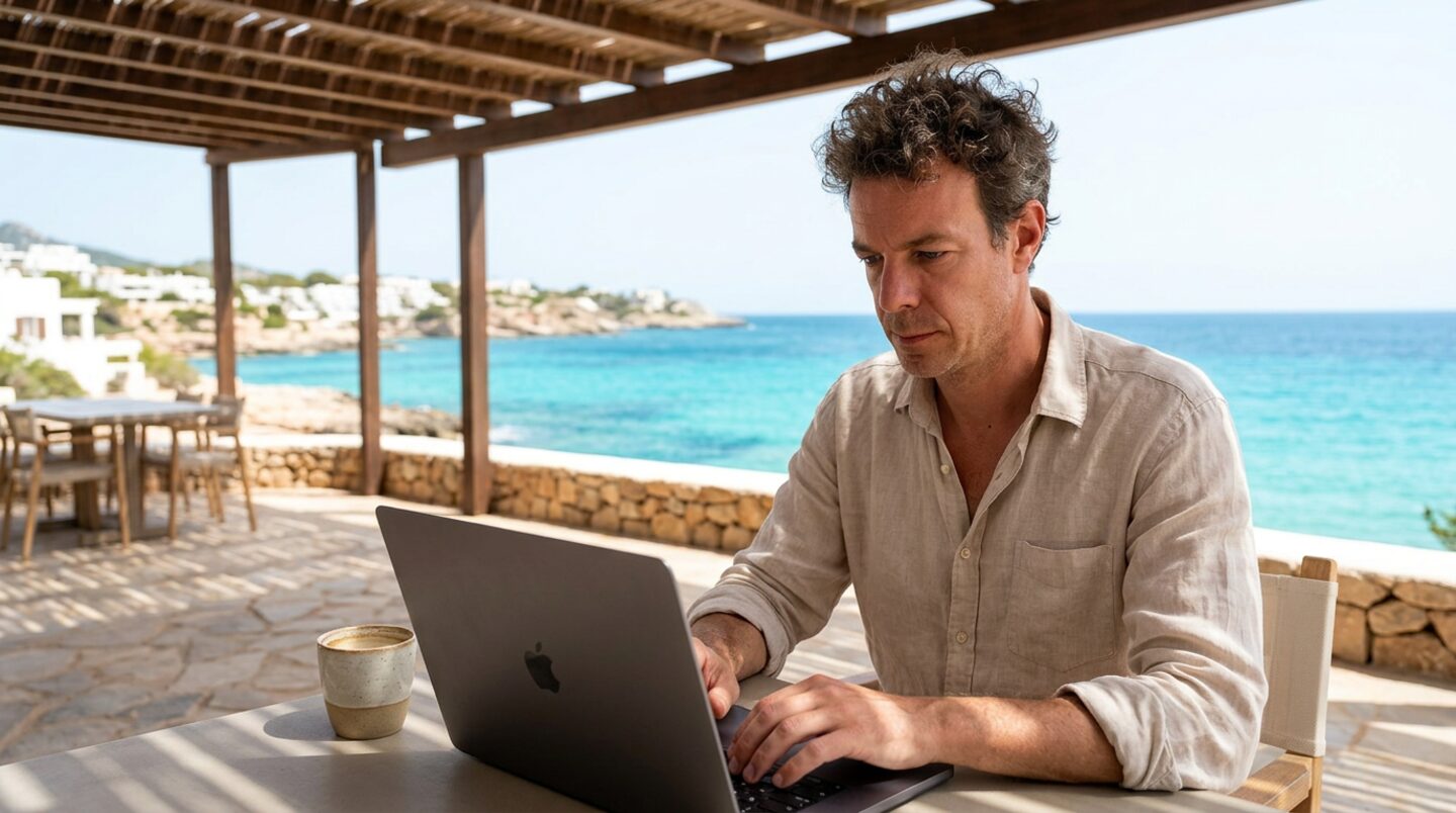 Sfeerbeeld bij Mijn dagindeling als ik op Ibiza werk