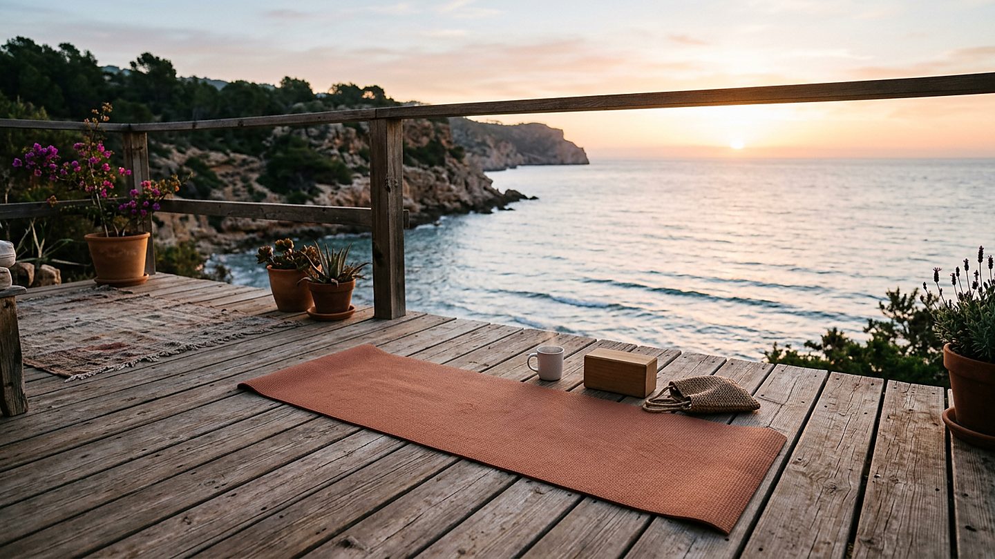 Sfeerbeeld bij SUP-yoga op Ibiza: mijn aanpak voor een goede dag